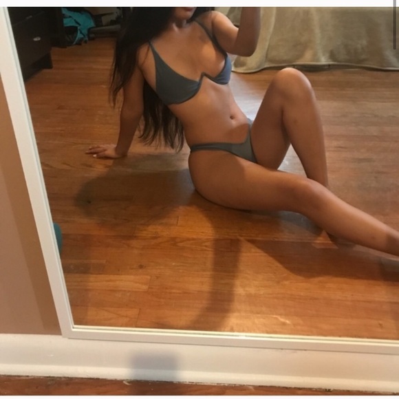 Slate V wire Bikini - Picture 3 of 9